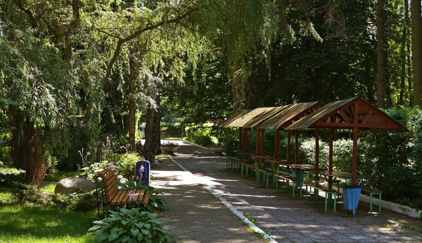 Территория санатория